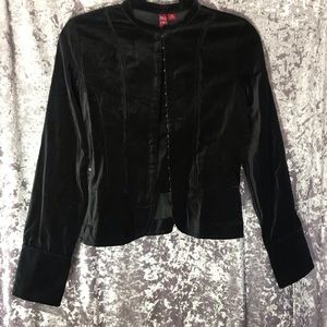 Vintage Style Black Velvet Renaissance Jacket